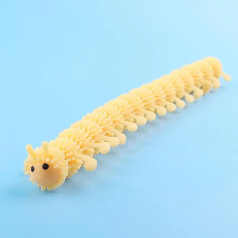 1pc Caterpillar Rope Anti Stress Toys Fidget Autism Vent Toys Decompression Toy Sqishy Toy For Kids Adults Relieves Anxiety atomic nee dohs