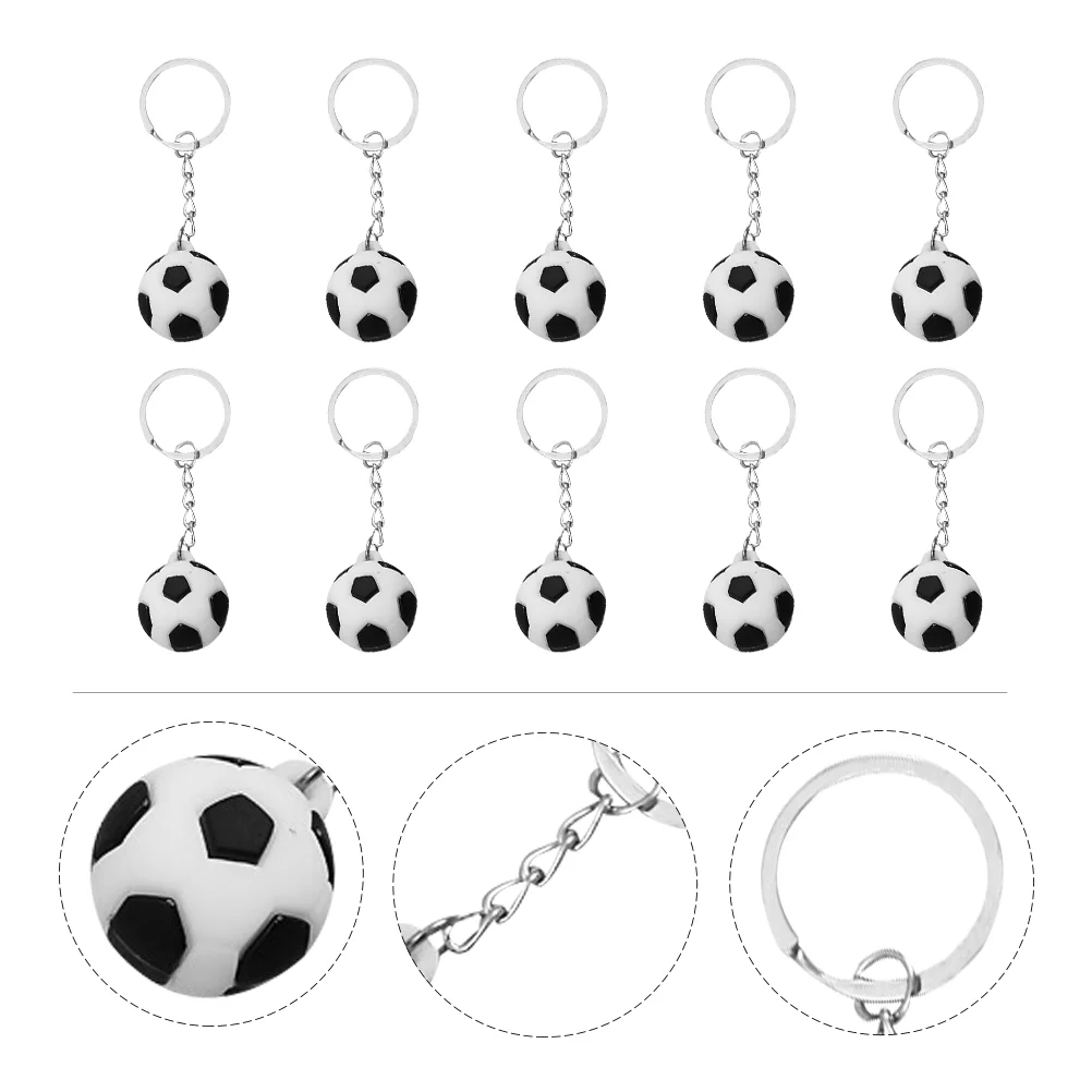 

Mini Football Keychains Party Gifts Key Chain Pendants Birthday Party Decoration Key Hanging Pendants Favors Kids Toys