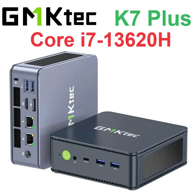 GMKtec K7 Plus Core I7-13620H MINI PC Windows 11 Pro DDR5