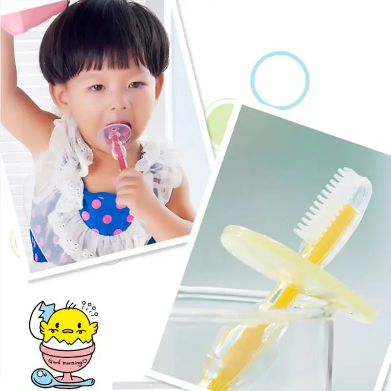 Feeding Toothbrushes Silicone Kids Teether Training Toothbrushes For Children Baby Toothbrush Infant Newborn Brush Tool teether