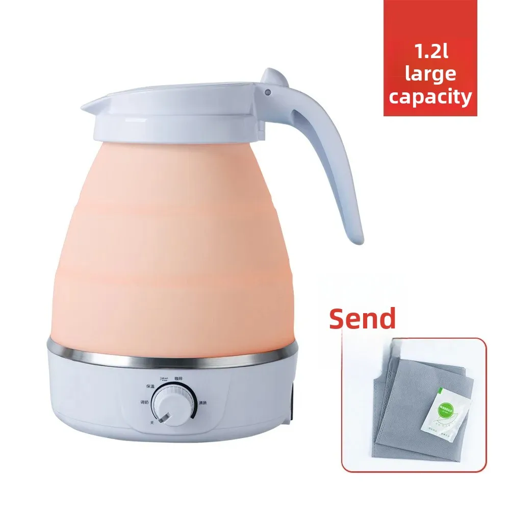 1.2L Foldable Electric Kettle - Travel & Home Use...