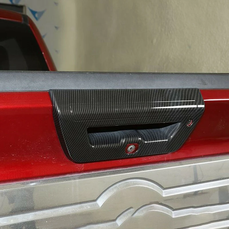 뒷문 문짝 그랩 핸들 장식 커버 트림, 포드 F150 F-150 2015-2021 용, 카메라 포함, 자동차 외부 액세서리