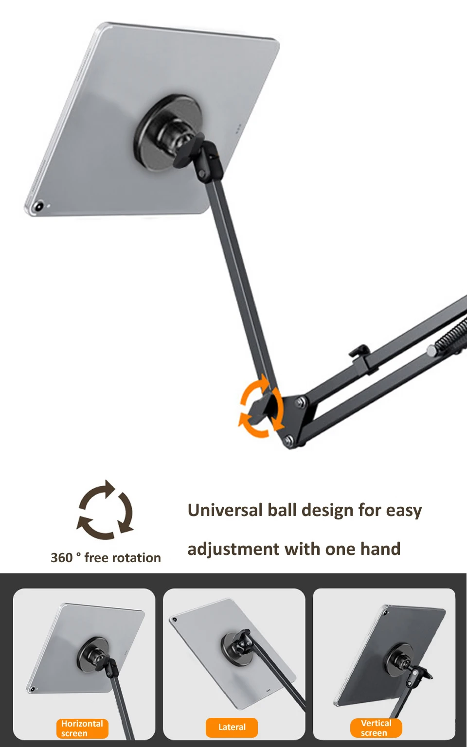 Magnético, Ímã Forte, Lazy Bed Desk, Suporte