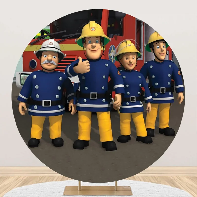 Stendardo Festa Compleanno Fireman Sam Amscan - 1,2m X 45cm, Design Personalizzato