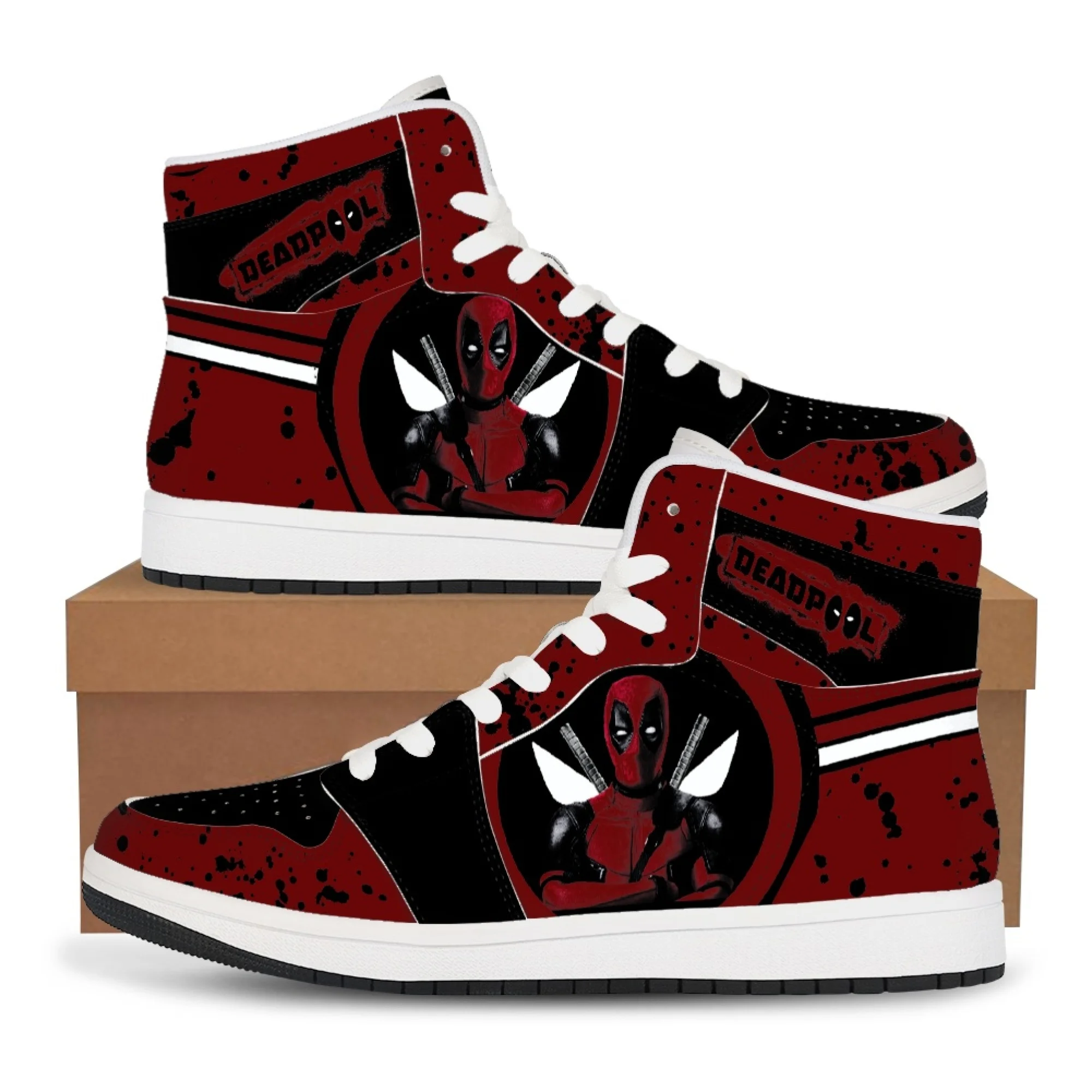 Marvel Tenis Jordan Deadpool Marvel Anime Movies Sneakers Cartoon