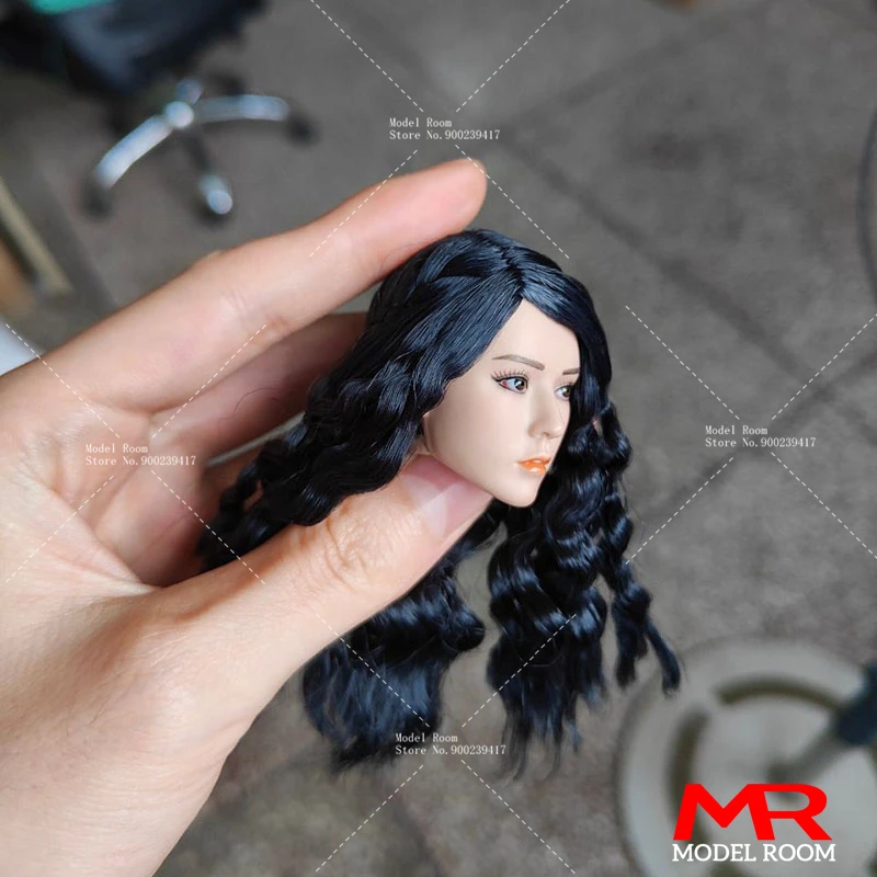 TBLeague PL2022-190 1/6 Female Warrior Black Hair Head Sculpt