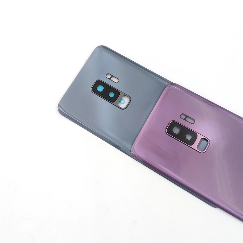 Enhanced Glass Rear Housing Case with Camera Lens Frame - Back Battery Cover Replacement
