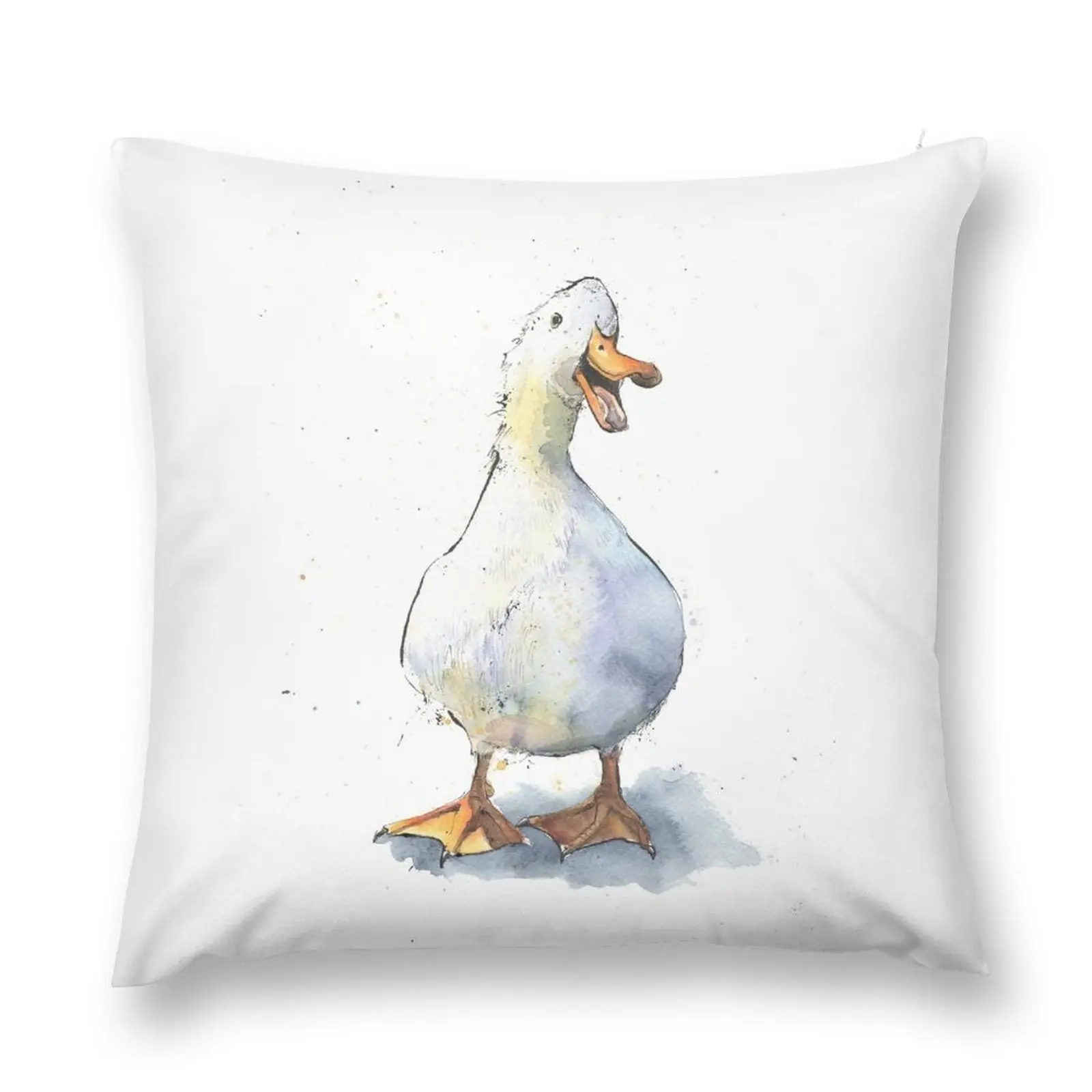

Laughing Duck Throw Pillow Pillowcase home decor items Decorative Cushions christmas supplies