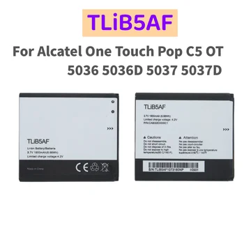 New Battery TLiB5AF 1800mAh Battery For Alcatel One Touch Pop C5 OT 5036 5036D 5037 5037A 5037D 5037X Mobile Phone Bateria