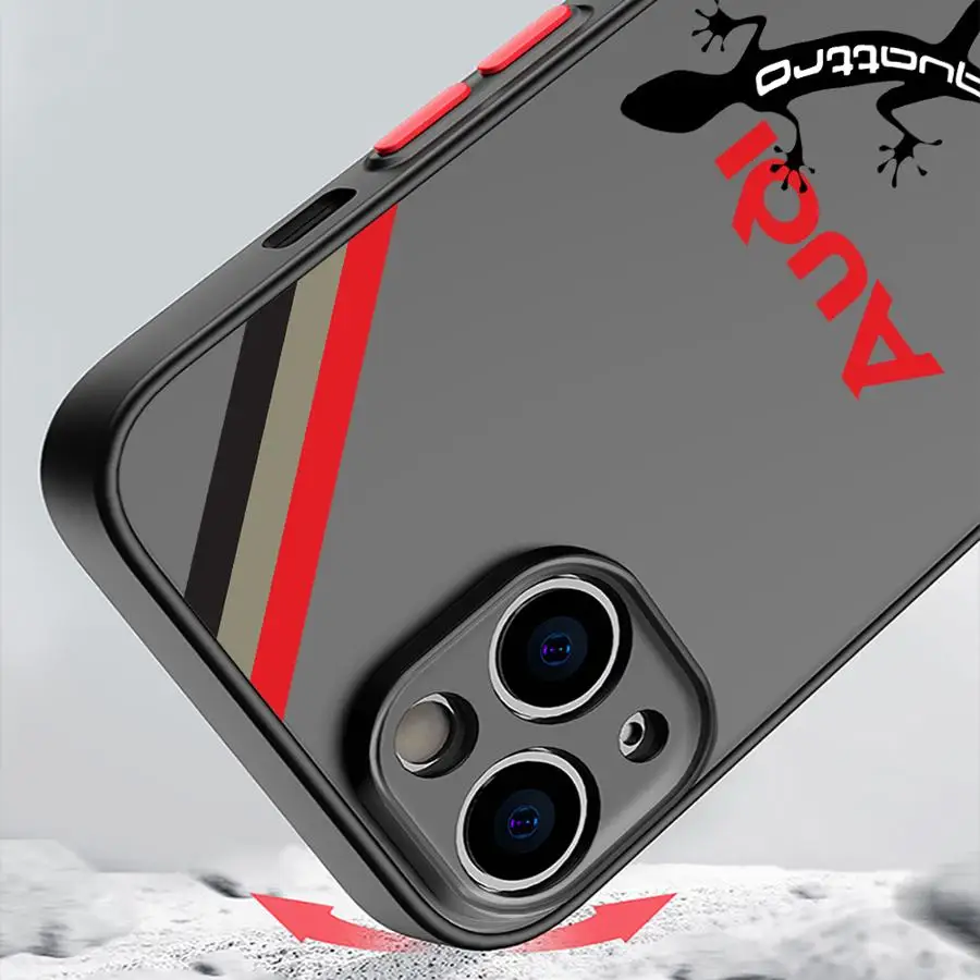 Audi Super Car Phone Case with Black Edge Shell