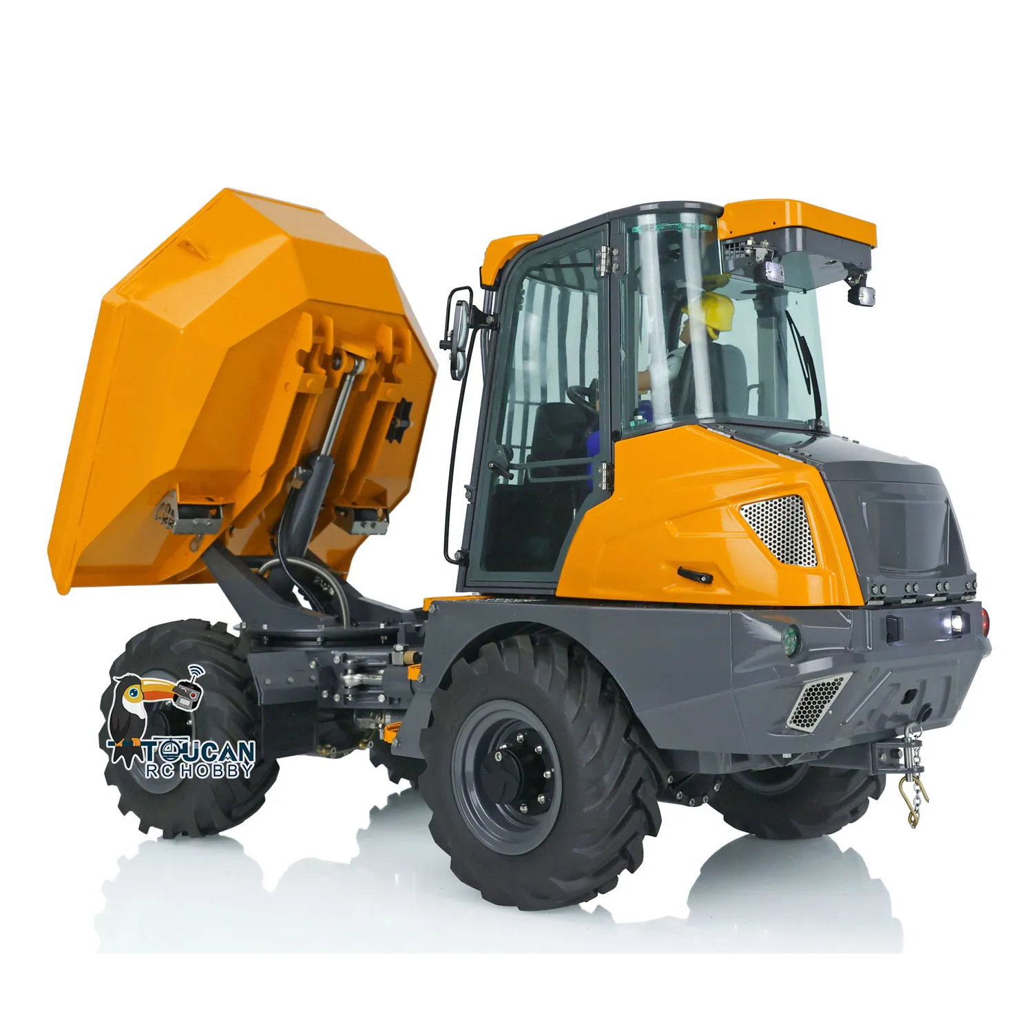 1/14 LESU 4X4 RC Hydraulic Articulated Dumper 6Mdx Remote Control Tipper Assembled Painted Toucanhobby Toys Boys Car Thzh1398 2