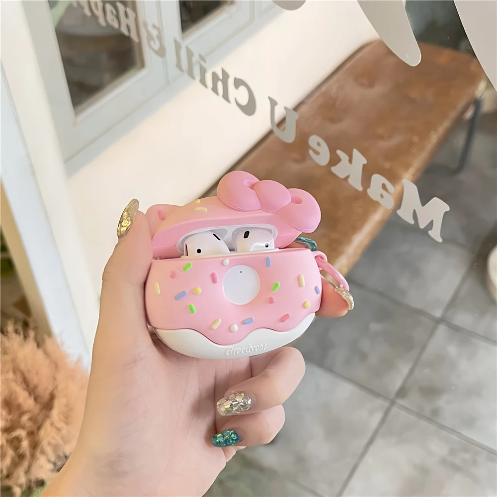 Милые Чехлы для наушников с мультяшным котом для Apple AirPods Pro 2 Airpods 1 2 3 силиконовый защитный чехол Аксессуары для девочек в качестве подарка