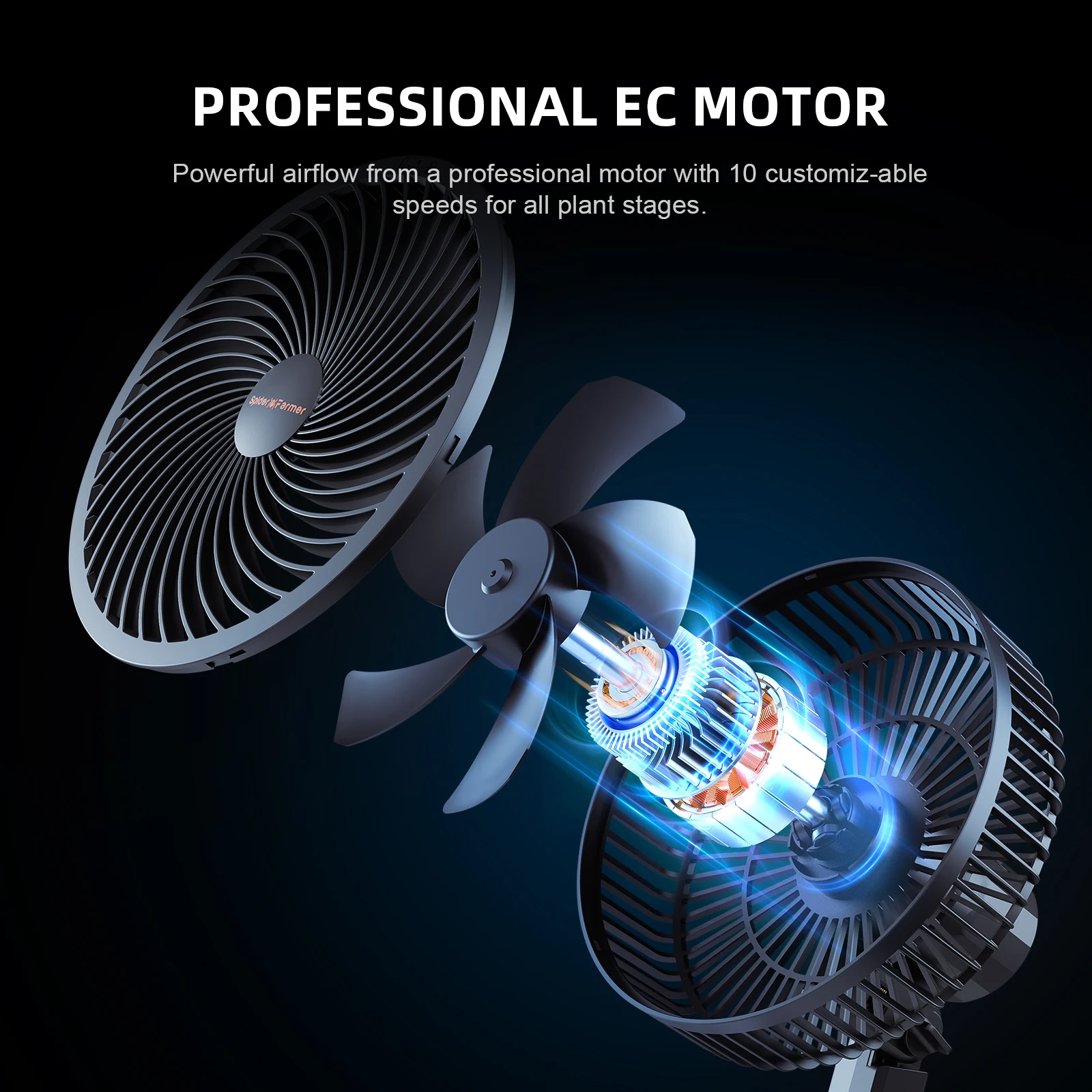 Spider Farmer ６インチクリップオンファン 2025年 スパイダーファーマー 6インチ グロウテント クリップ