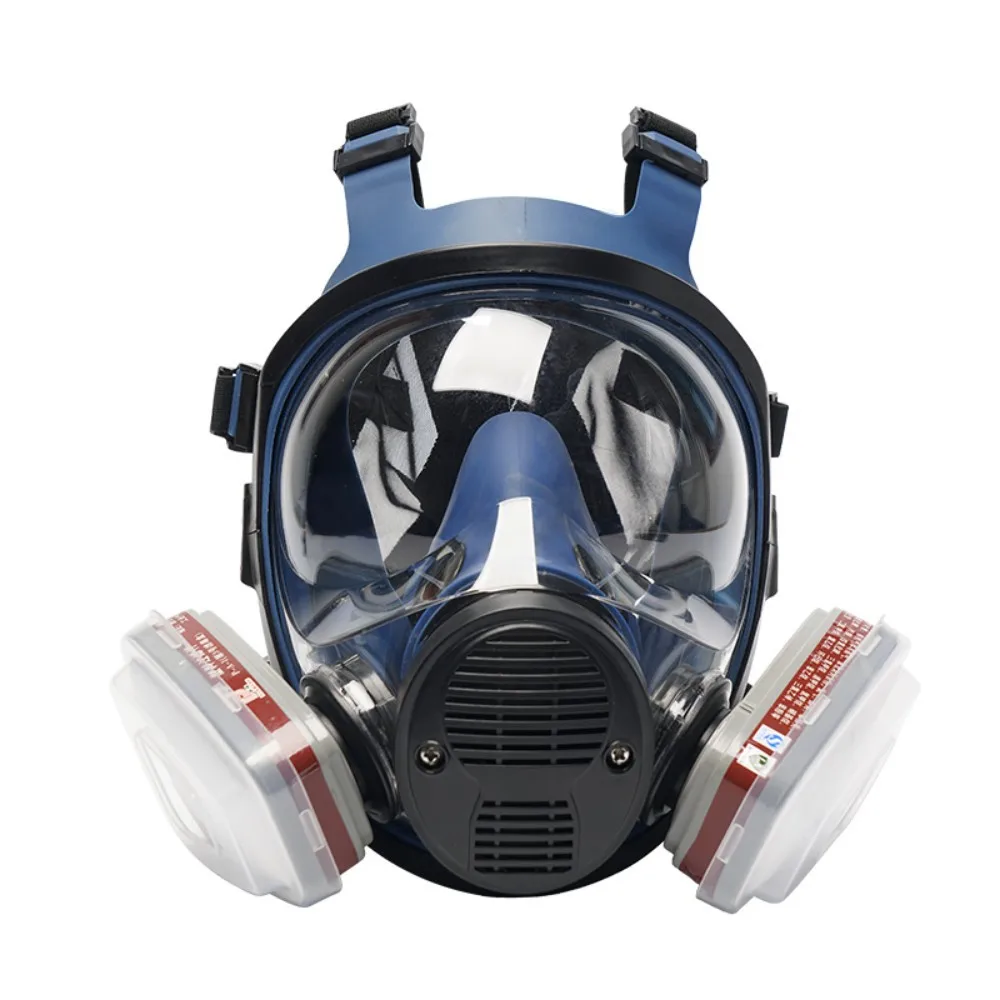 6800 Gas mask silicone full cover protection full face spray paint polishing dust smoke pesticide chemical fire gas protection