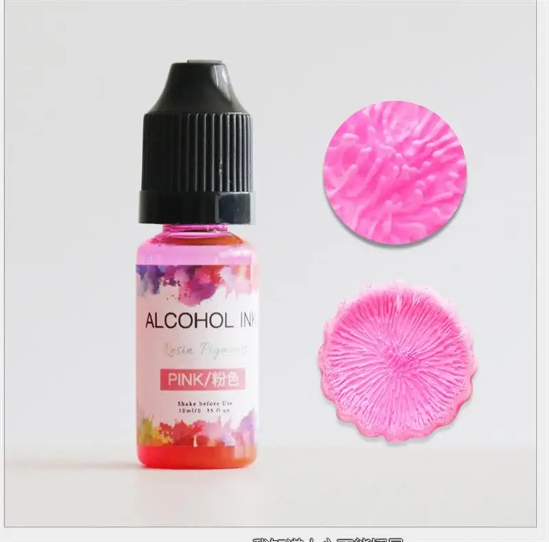 Epoxy resin pigment 10ml 22Colors Alcohol Ink Art Epoxy Resin Diffusion Pigment Liquid Colorant Dye For DIY UV Epoxy Resin Mold Jewelry Making