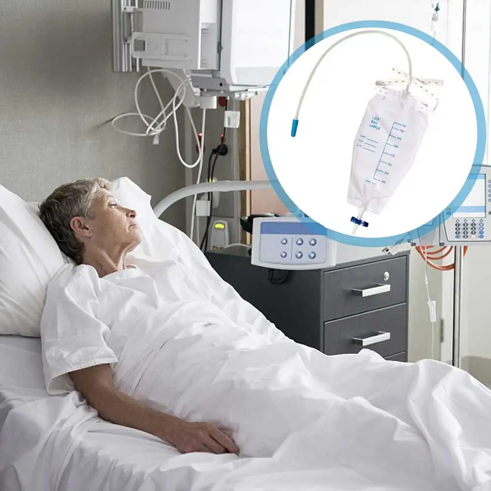 750Ml/1500Ml Thickened Drainage Bag Urine Collection Urination Bag Catheter Drainage Leg Storage Medical Health Accessories
