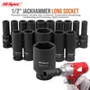 1/2 Deep Impact Socket 1pc Lengthed Adapter Wrench Head Hexagon Electrical Wrench Socket For Electric Impact Air Pneumatic 3