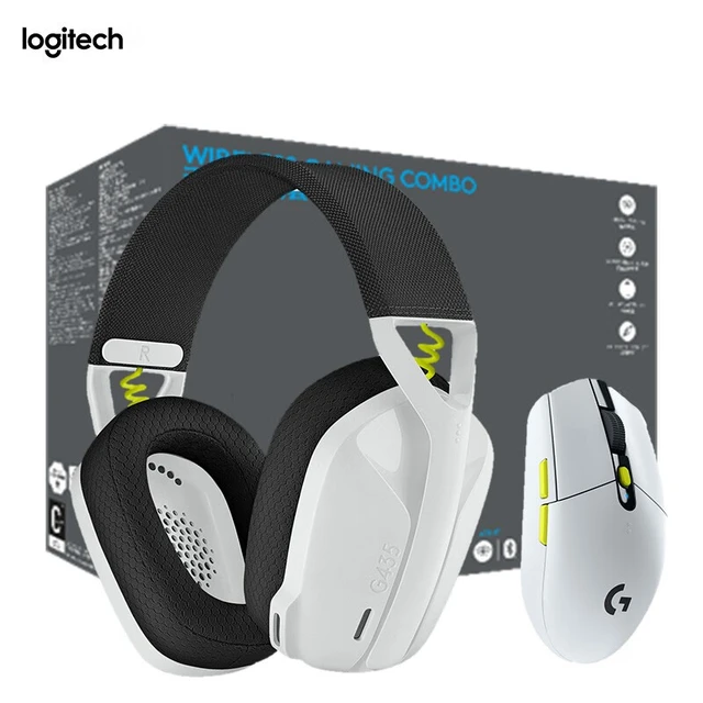 opbevaring fleksibel session Original Logitech G Wireless Gaming Comb G435 SE G304 SE Lightspeed Wireless  Mouse And Bluetooth Headset