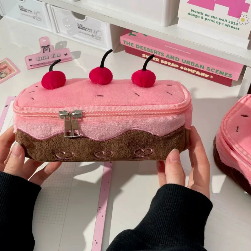 Sweet Cherry Pencil Case for Kids Girl