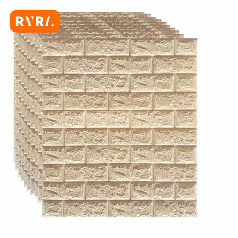 1PcsSelfadhesiveWallpaper35x385cm3DStereoscopicBrickPattern
