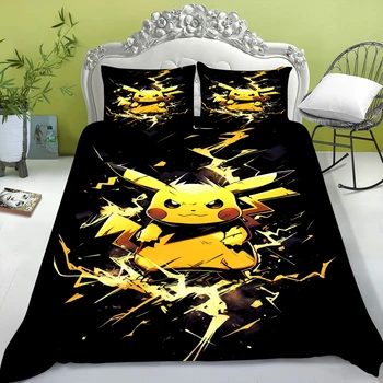 MINISO Electric Mouse Kids Bedding Set – Duvet Cover, 100% Polyester 1