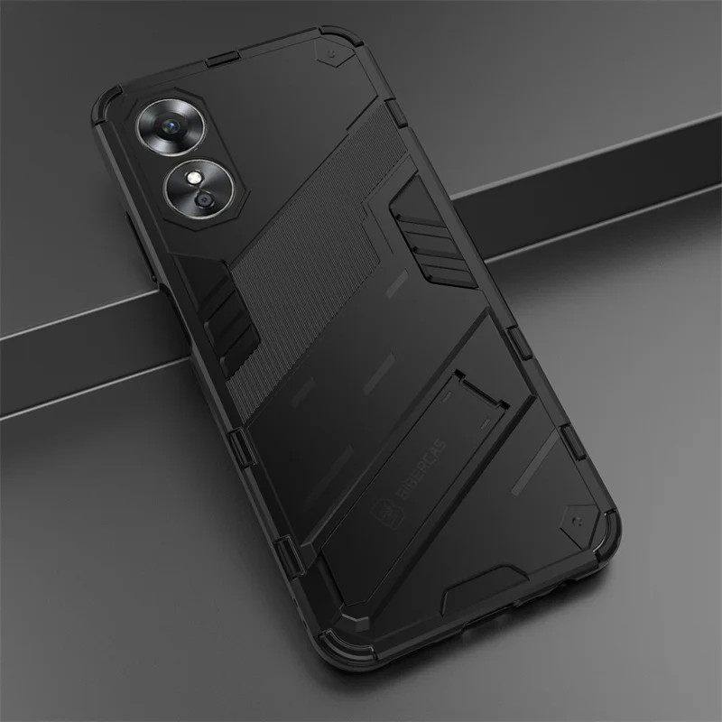 Per Oppo A17 Custodia Luxury Armor Supporto Magnetico Cover Posteriore Per Oppo A17 2022 A 17 4G Oppoa17 Cph2477 Custodie Per Telefoni Robuste