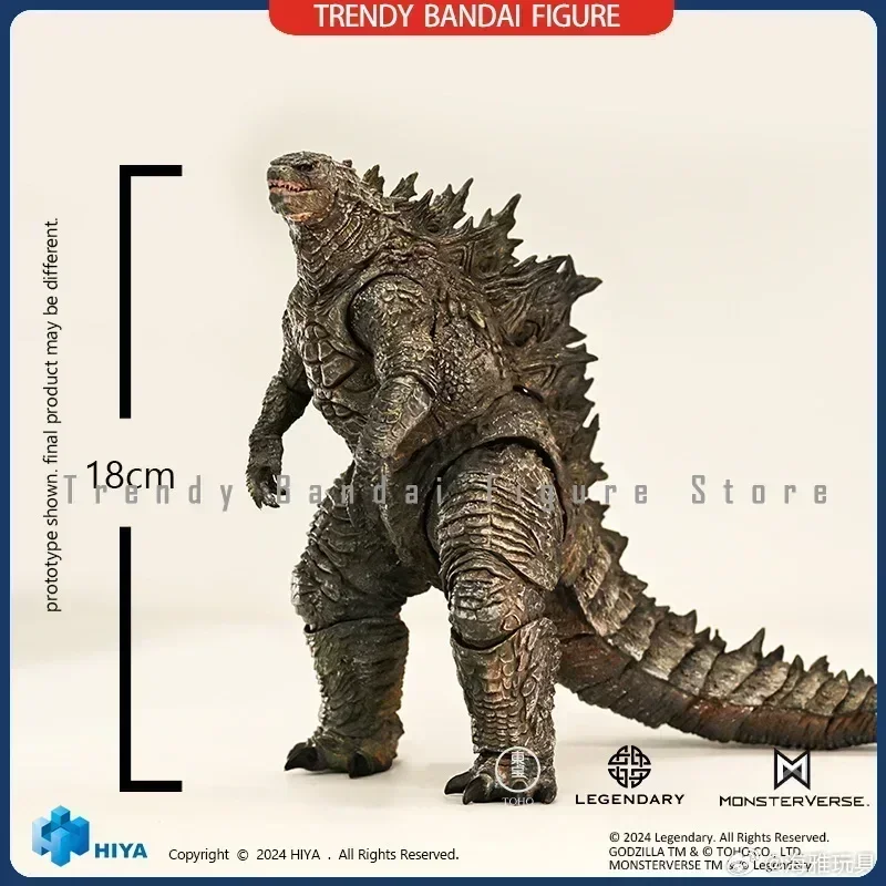 HIYA18cmBASICシリーズ Evolved Verゴジラ EBG0412 HIYA Exquisite Basic Series None Scale 7 Inch Godzilla x