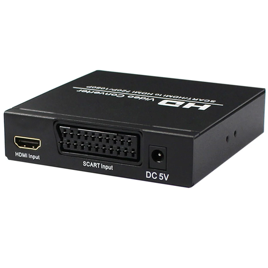 Scart to HDMI ̺, RGB Scart to HDMI 1080P  Ϸ,  , 2-in-1 HDMI + Scart RGB to HDMI AV 