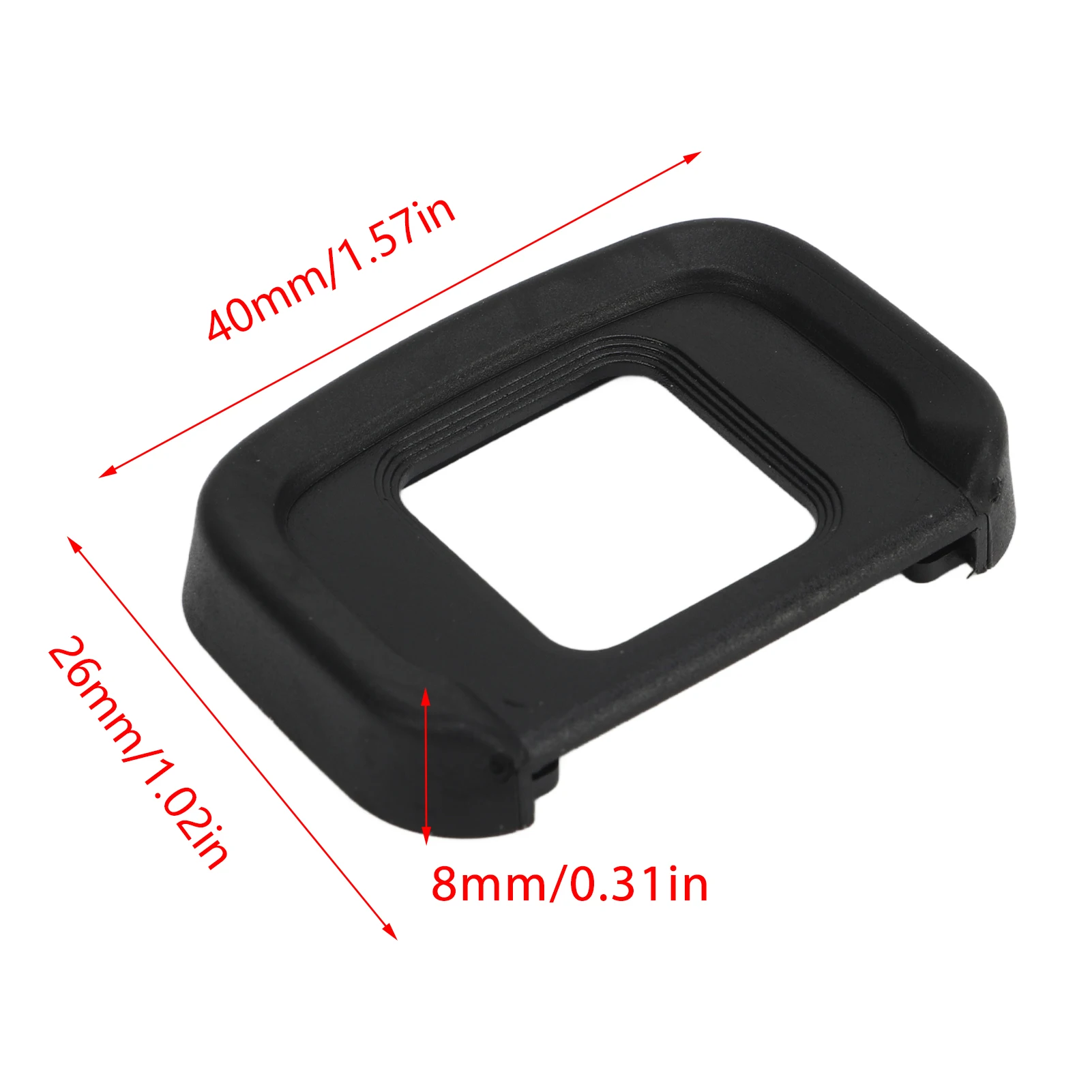 Camera Eyecup Replacement ABS Camera Viewfinder Eye Cup Protector Eyepiece for Nikon Z50 camera viewfinder accessories