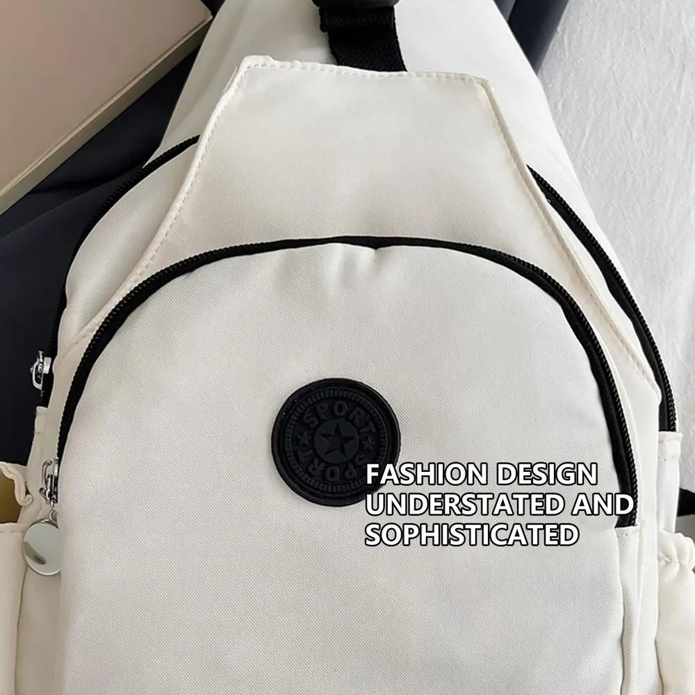 Lightweight Chest Bag For Women Waterproof Single Shoulder Bag Large Capacity Changeable Male Backpack Multi-pocket Design