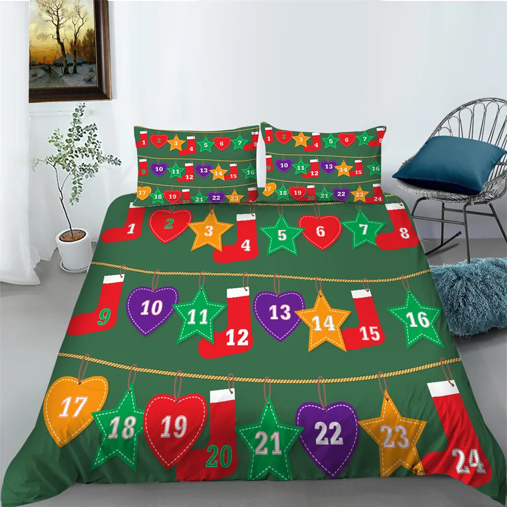 

Bedding Sets Christmas Style Home Textiles Duvet Cover Children Teens Queen Single Size Bedroom Decor Bedspreads