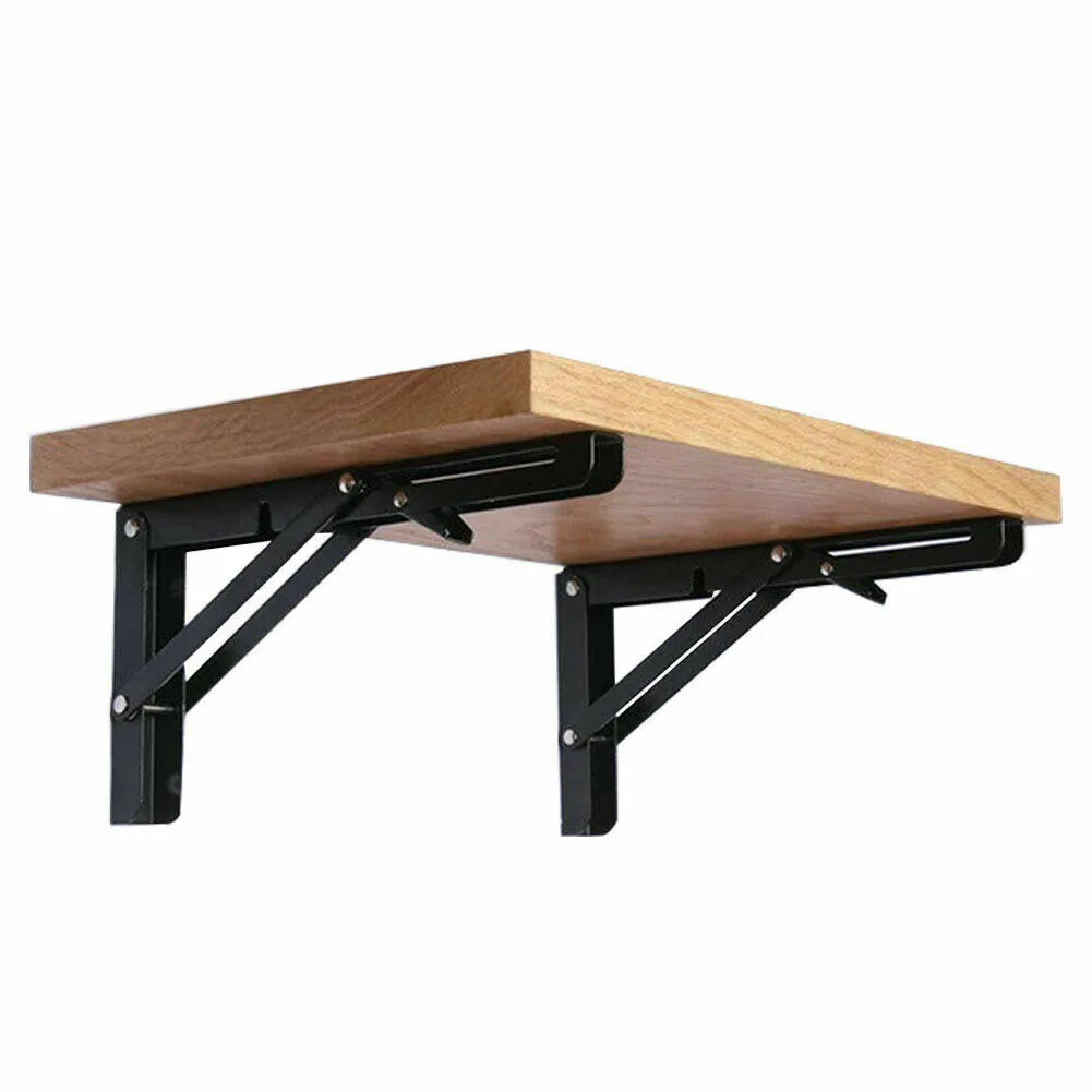 Folding Bracket Table 2Pcs Campervan Folding Bracket Table Shelf Motorhome Caravan Mini Folding Table Car Accessories