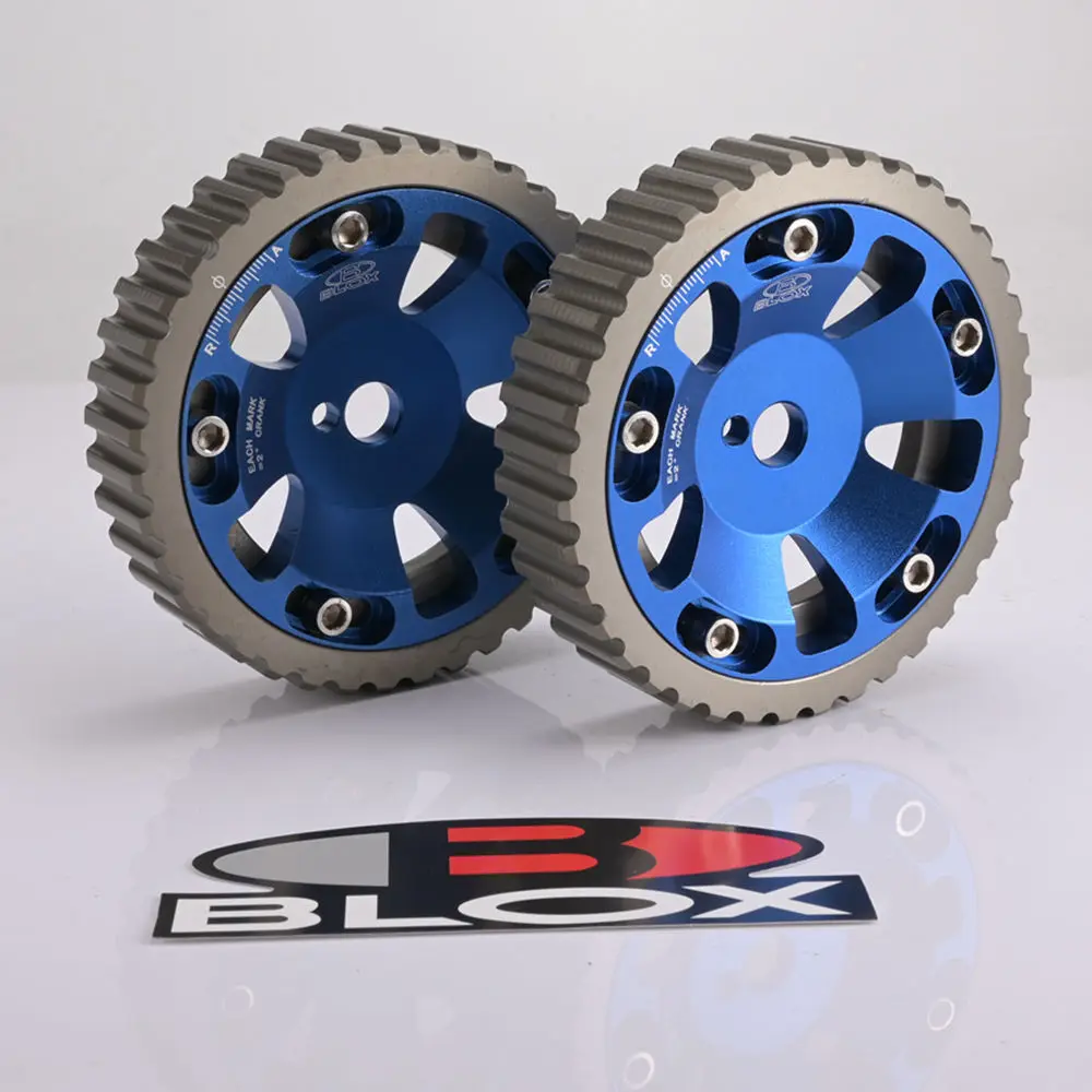 Aluminum Cam Gear Pulley Camshaft For Mitsubishi 4G15 SOHC Engine 2Pcs TK-CG4G15BL