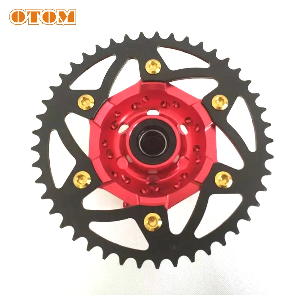 OTOM 520 Chains 51T Motorcycle Rear Sprocket Lightweight Steel Chain Plate For HONDA CR125R CR250R CRF250F CRF450X CRF450R SL230