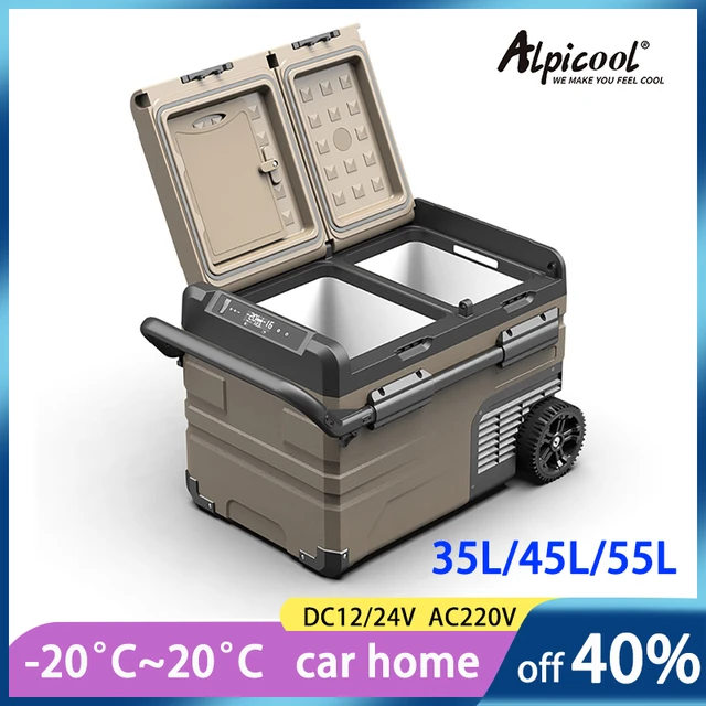 Alpicool-Réfrigérateur de voiture portable, congélateur domestique