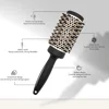 Hair Brush Comb Professional High Temperature Resistant Ceramic Iron Round Comb 5 Sizes For Blow Dry Salon Styling Tools 2