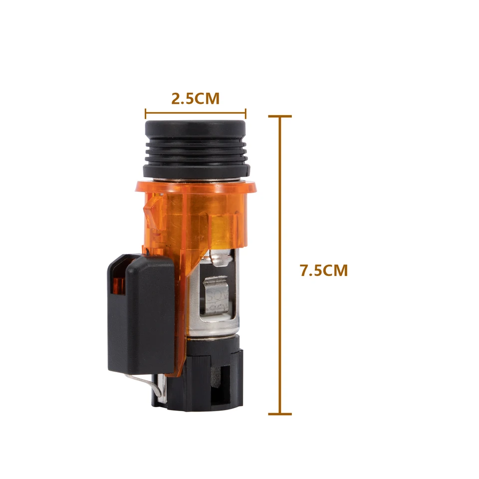 fiat 500 cigarette lighter socket Autonet Fiat Accessory Red Illuminated 12V Cigar Lighter Socket For Fiat 500,  Fiorino, Stilo – 29mm Size Bumper Fiat 500