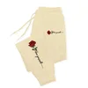 Hot Selling Casual Couple Pants Fashionable Rose Love Yourself Printed Hip-Hop Trousers with Drawstring Sweatpants S-3XL 5