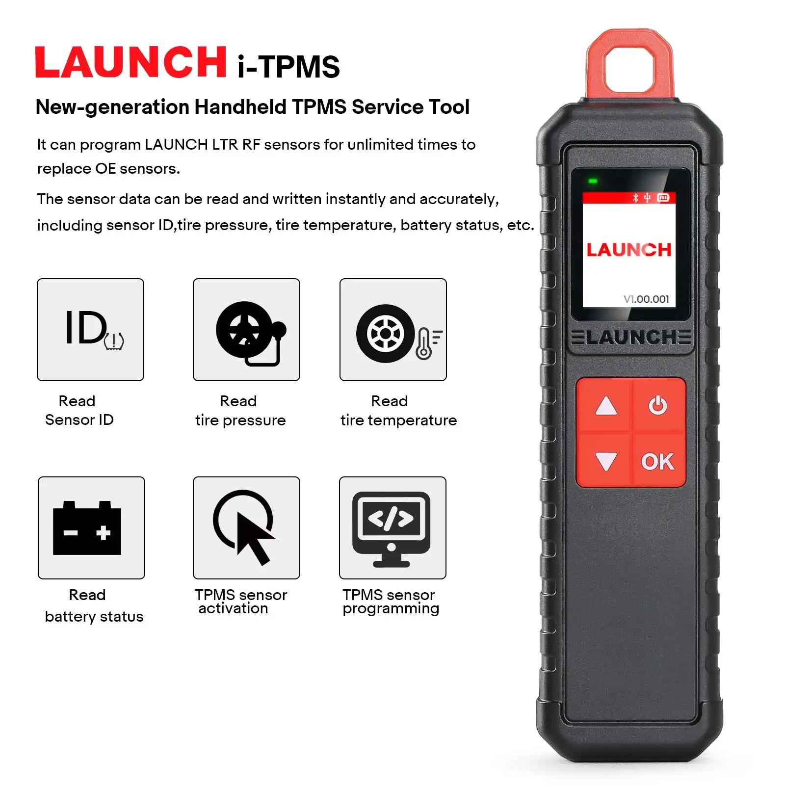 TPMS app interface