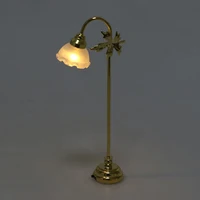 1Pc 1/6 1/12 Dollhouse Miniature LED Floor Lamp Battery Operated With ON/OFF Switch 1
