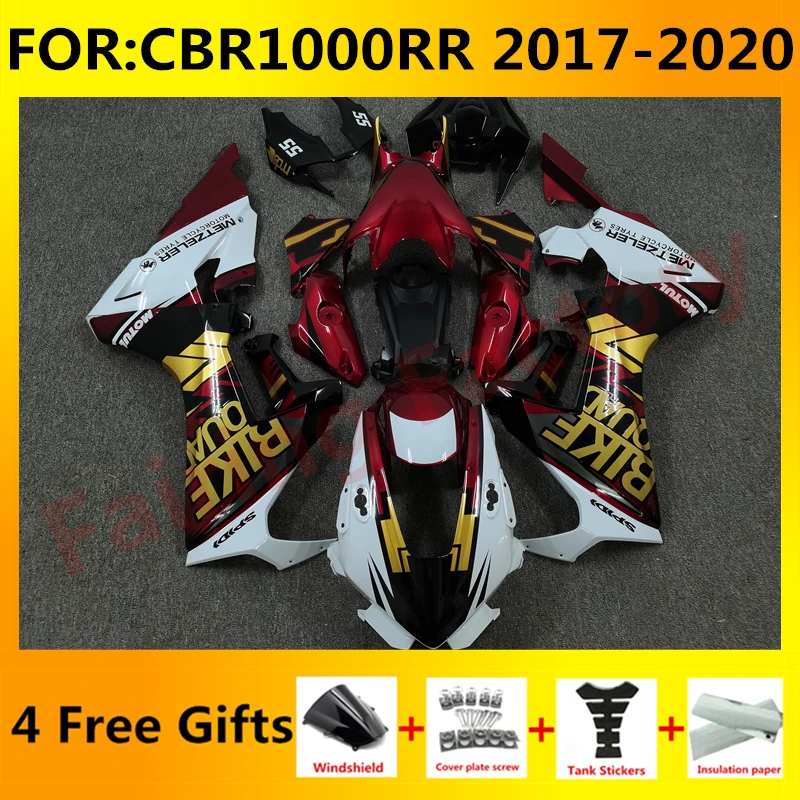 

NEW ABS Motorcycle Whole Fairings kit fit for CBR1000RR CBR1000 CBR 1000RR 2017 2018 2019 2020 full Fairing kits set red black