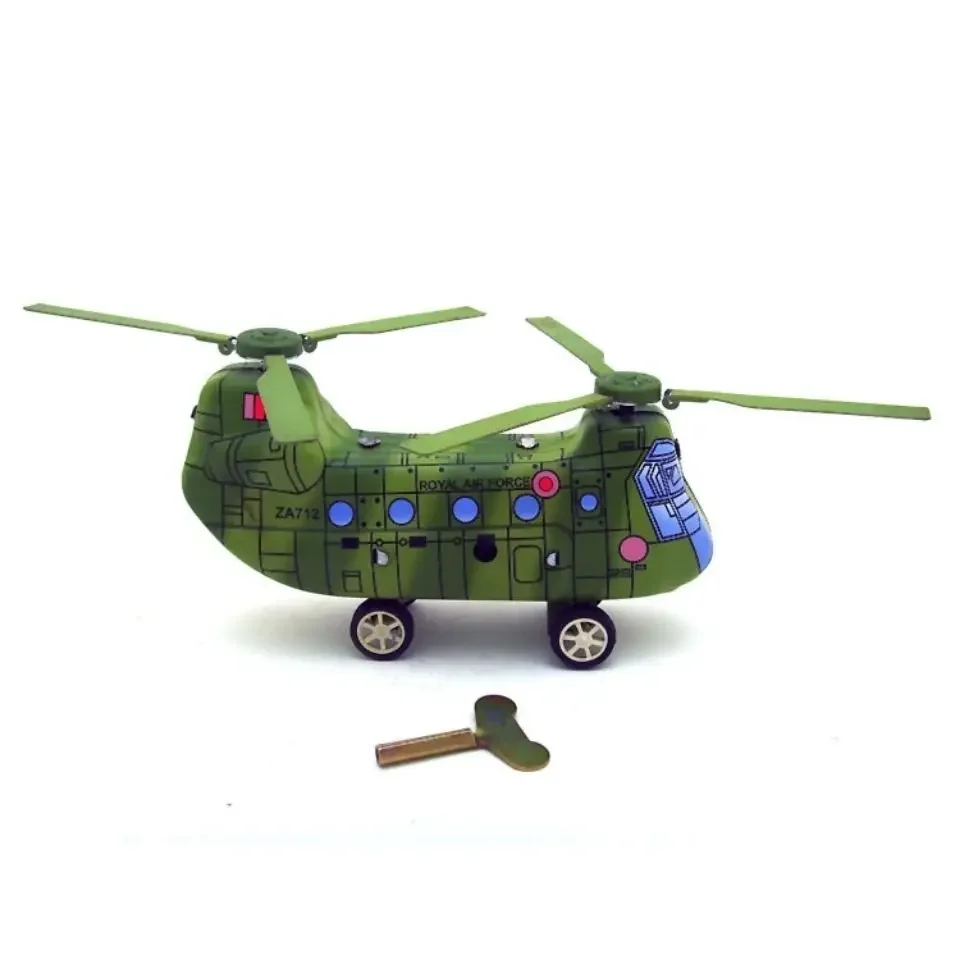zhinuganヘリコプター玩具パーソナライズされたギフトクリエイティブなアクセサリー80のメモリー鉄のおもちゃms479ch-47d