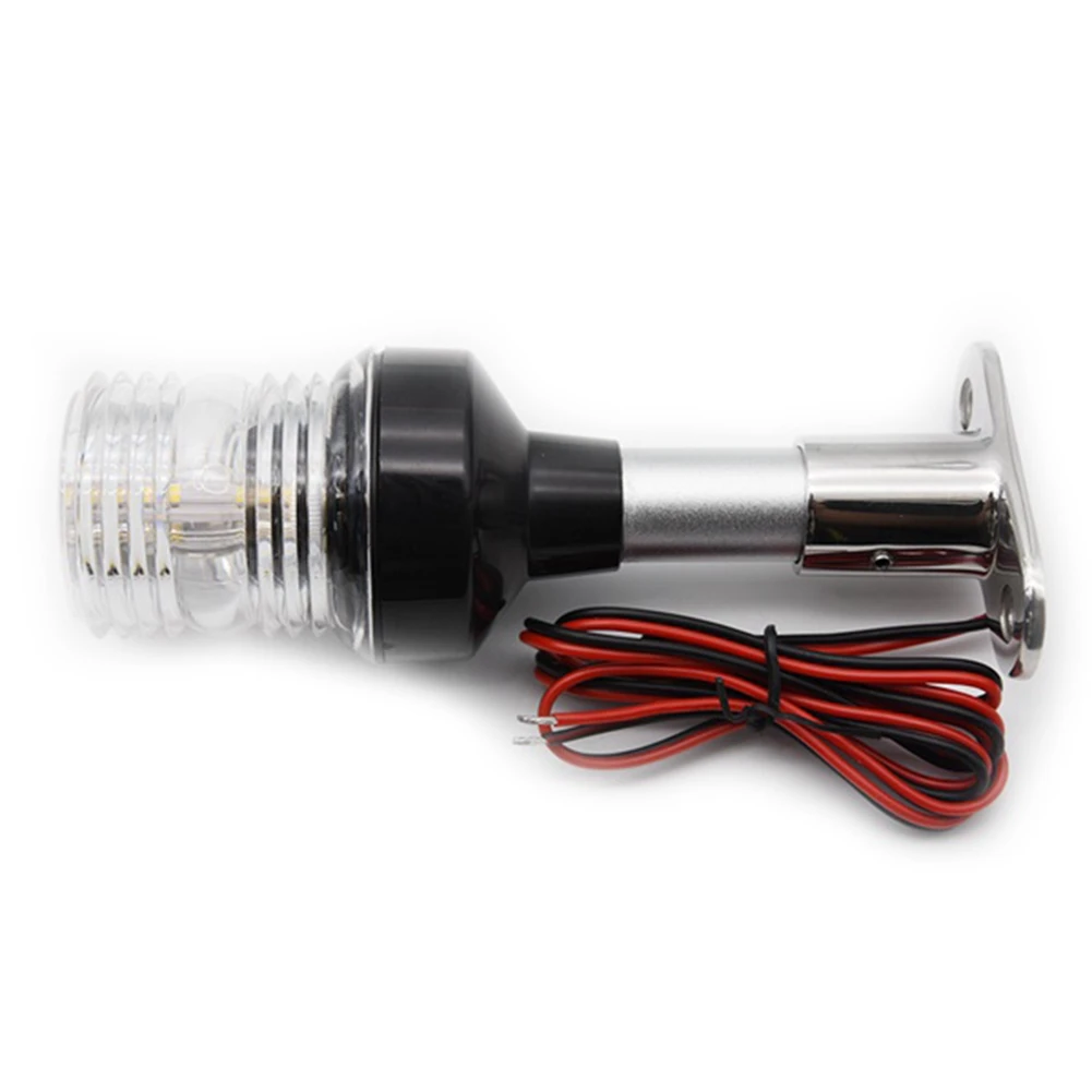 8 Inch Fold Down LED Navigation Light 360 Degree Sailing Signal Lamp for Yacht Boat Stern Anchor Light F