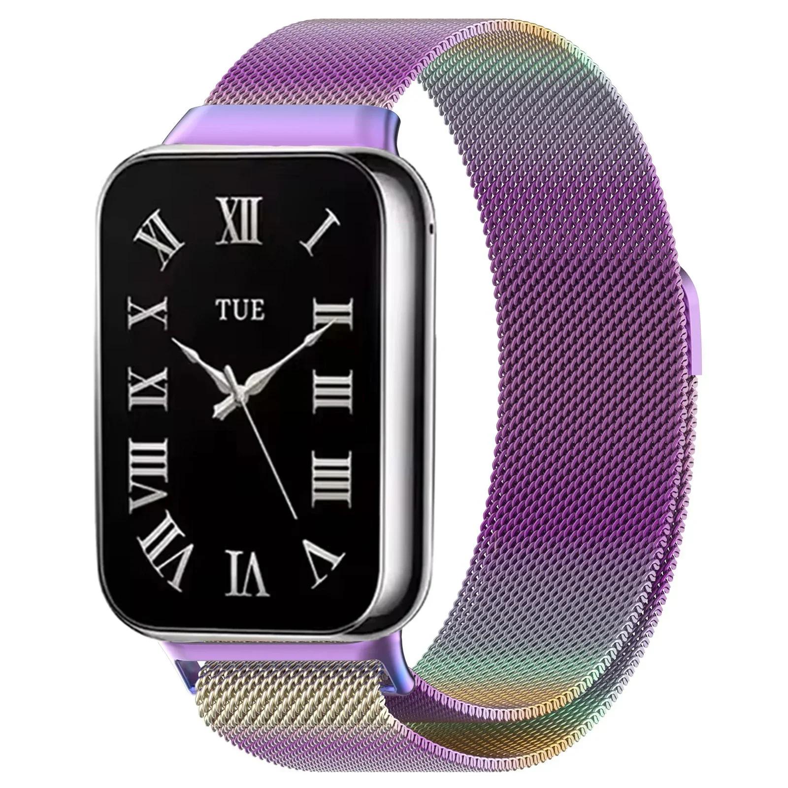 Elegant Milanese Loop Strap - Premium Metal Magnetic Bracelet Band