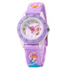 Children's Watch Cartoon Ballet Girl Design Quartz Watch Fashion Purple Silicone Girl Student Gift Wristwatch 1