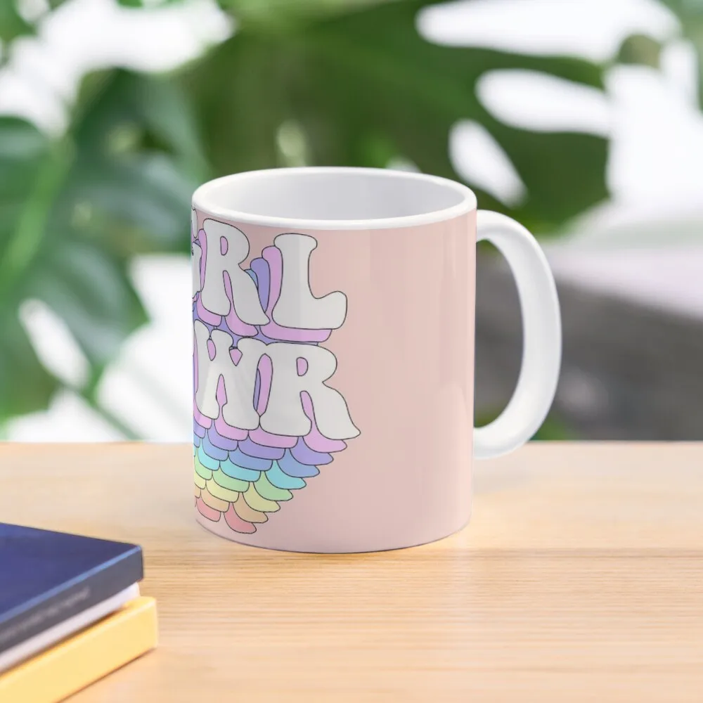 

GRL PWR (Girl Power) Coffee Mug Cups For Tea Custom Cups Customizable Cups Mug