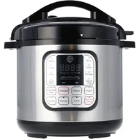 Electric Pressure Cooker 10 in 1 Multifunctional, Slow Cooker, Rice Maker, Programmable with 18 Cooking Presets, Non-Stick, 6 Qt 1