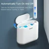 ECOCO Disposable Toilet Brush Plastic Wall Mounted Self Adhesive WC Brush Holder Replacement Brush Head Bathroom Cleaning Tools 3