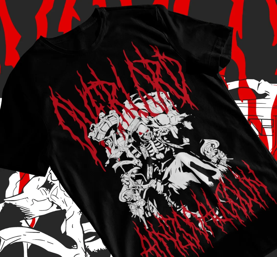 

Overlord Ainz Ooal Gown T-Shirt Albedo Overlord Anime Manga Shirt Soft Tee
