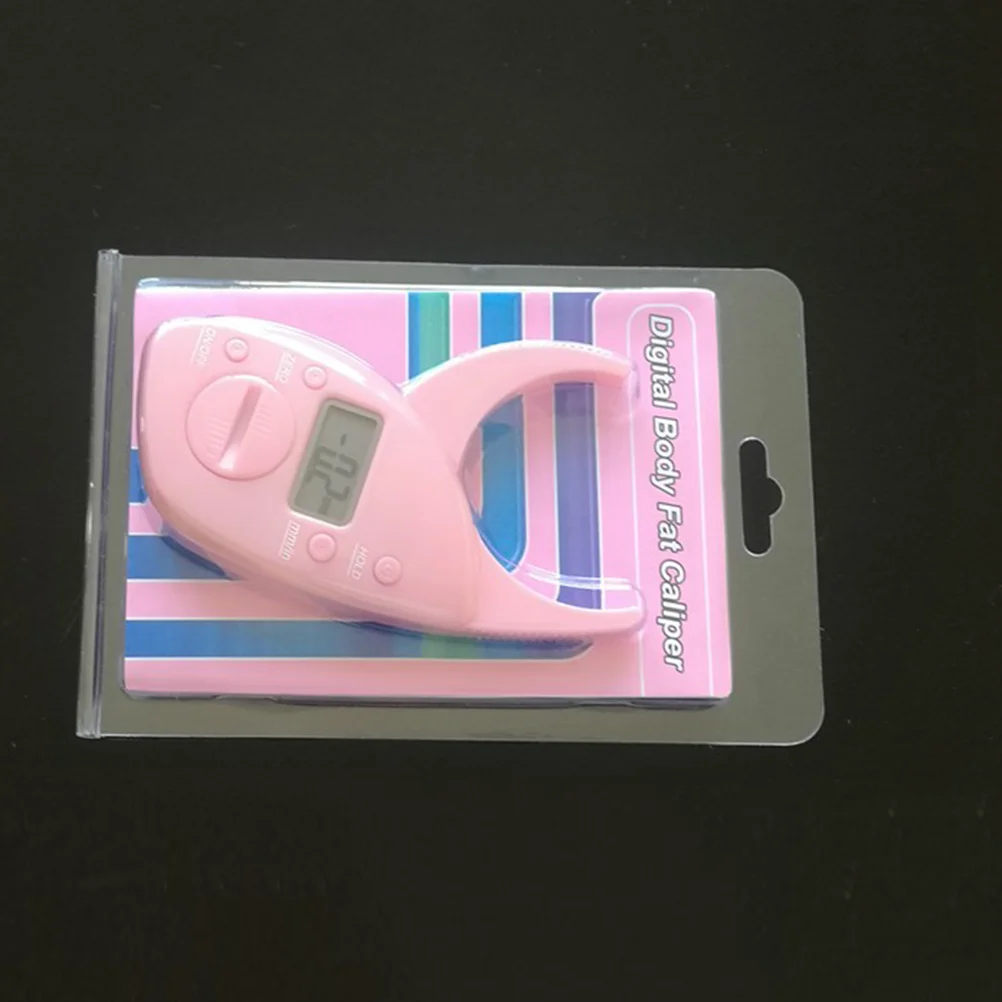 1PC Digital Body Fat Caliper Fitness Body Fat Caliper Measuring Tool Clear Display Portable Digital Display body fat caliper